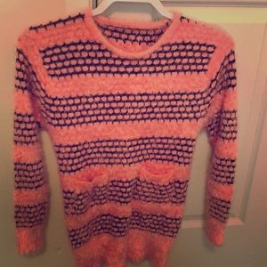 Black and pink sweater